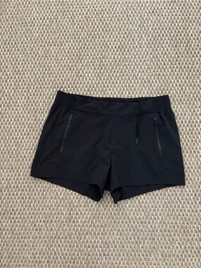 PFG Black Performance Skort with Logo Patch